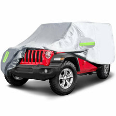 Wrangler 2-Door Waterproof All-Weather Outdoor Car Cover - Ultimate Protection & Upgrades