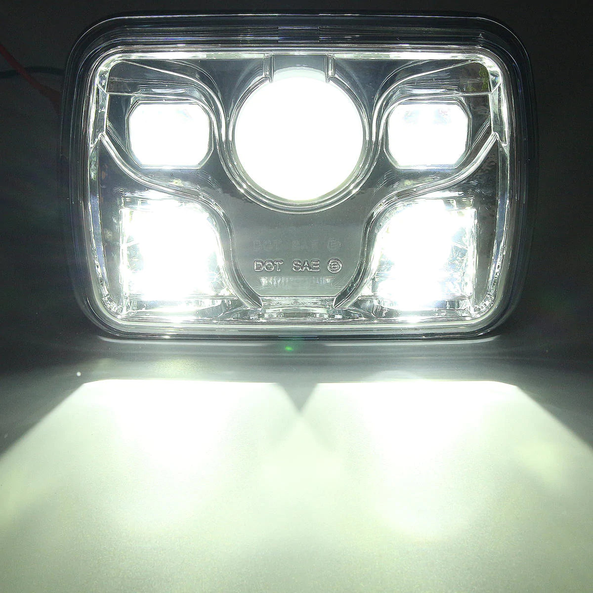 7x6" LED DRL 32W HID-Birnen Fern-/Abblendlicht Frontscheinwerferbaugruppe