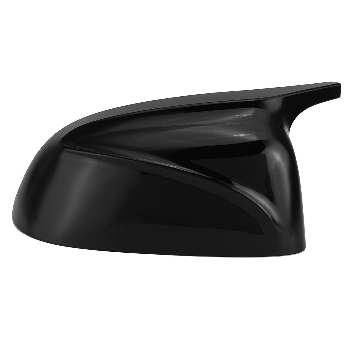 Glossy Black M Style Replacement Side Mirror Cover Caps