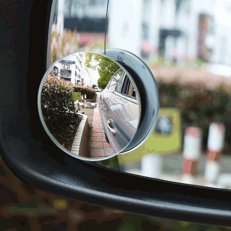 360 Degree Wide Angle Round Convex Blind Spot Mirror for Car Parking & Rear View