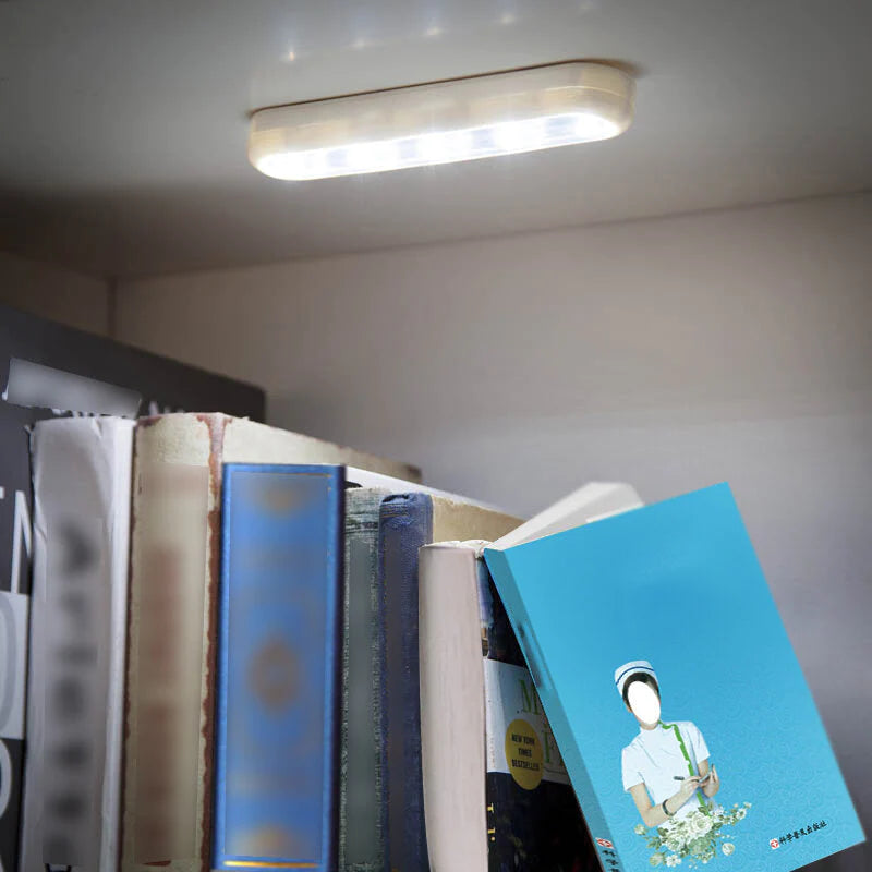 Rechteckiges 4-LED-Nachtlicht mit Berührungssensor für Kleiderschrank, Schrank, Heimdekoration
