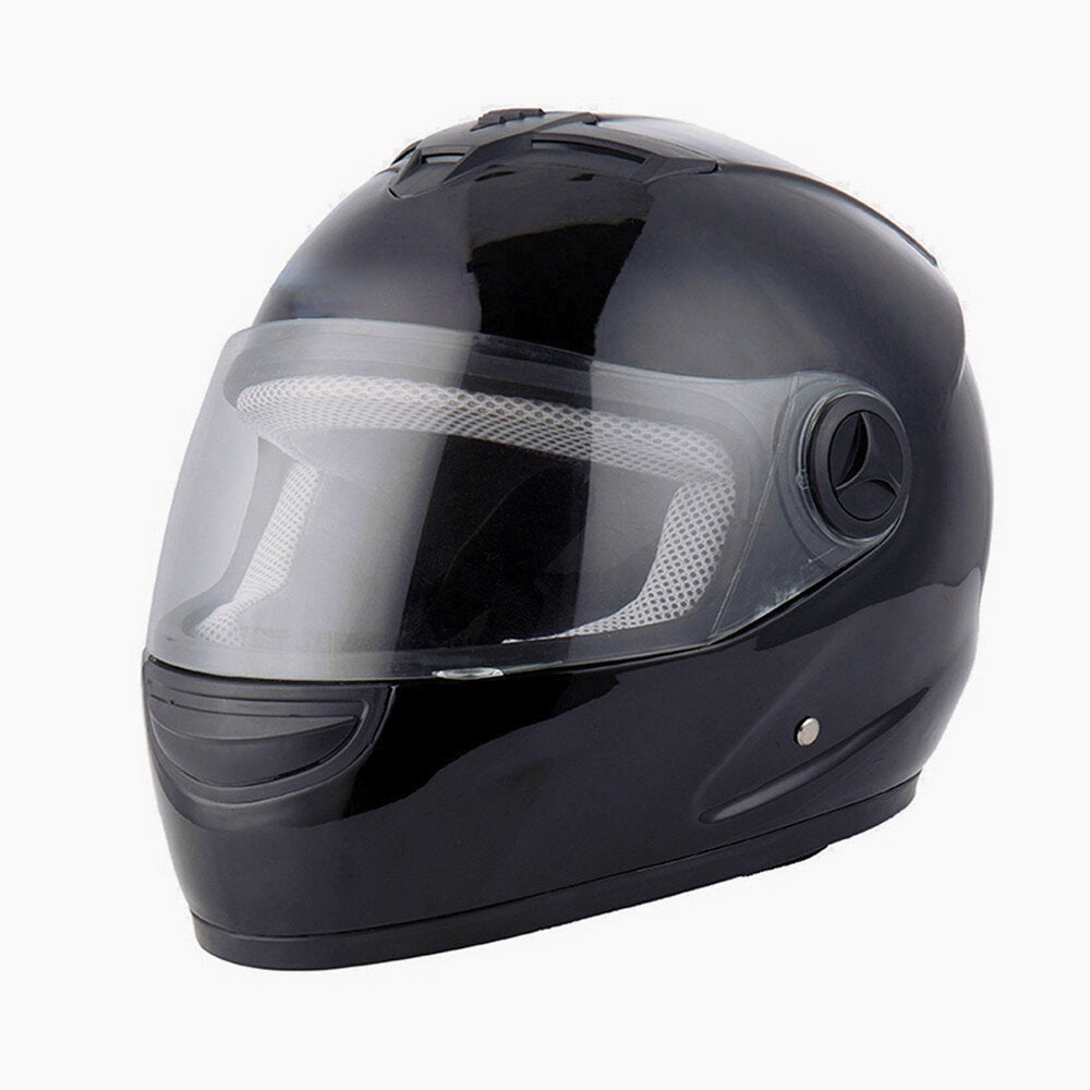 Unisex-Integralhelm für Motorradfahrer mit HD-Antibeschlaglinse und Nackenschutz – atmungsaktiv, universelle Passform