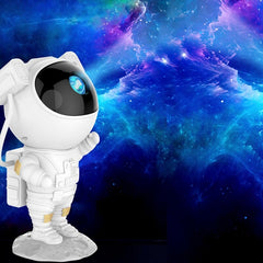 LED Astronaut Galaxy Projector Lamp - Starry Night Light for Kids' Room & Home Decor