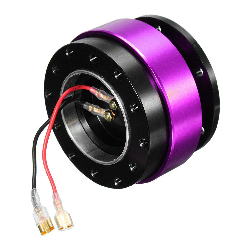 Universal Aluminum Alloy Steering Wheel Quick Release Hub Adapter Kit