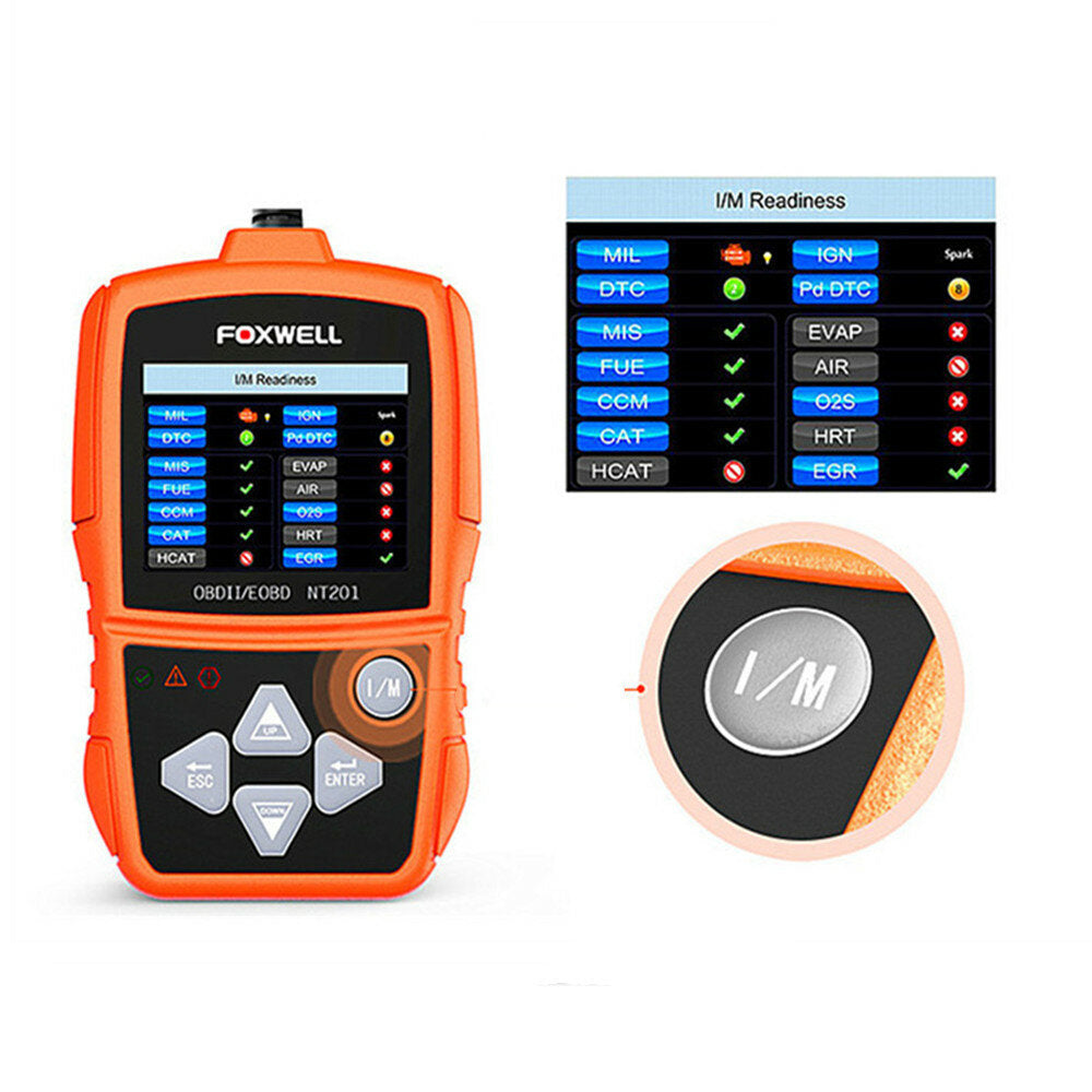 Car Diagnostic Scanner: Engine Light Fault Code Reader, I/M Readiness, Live Data Test Tool