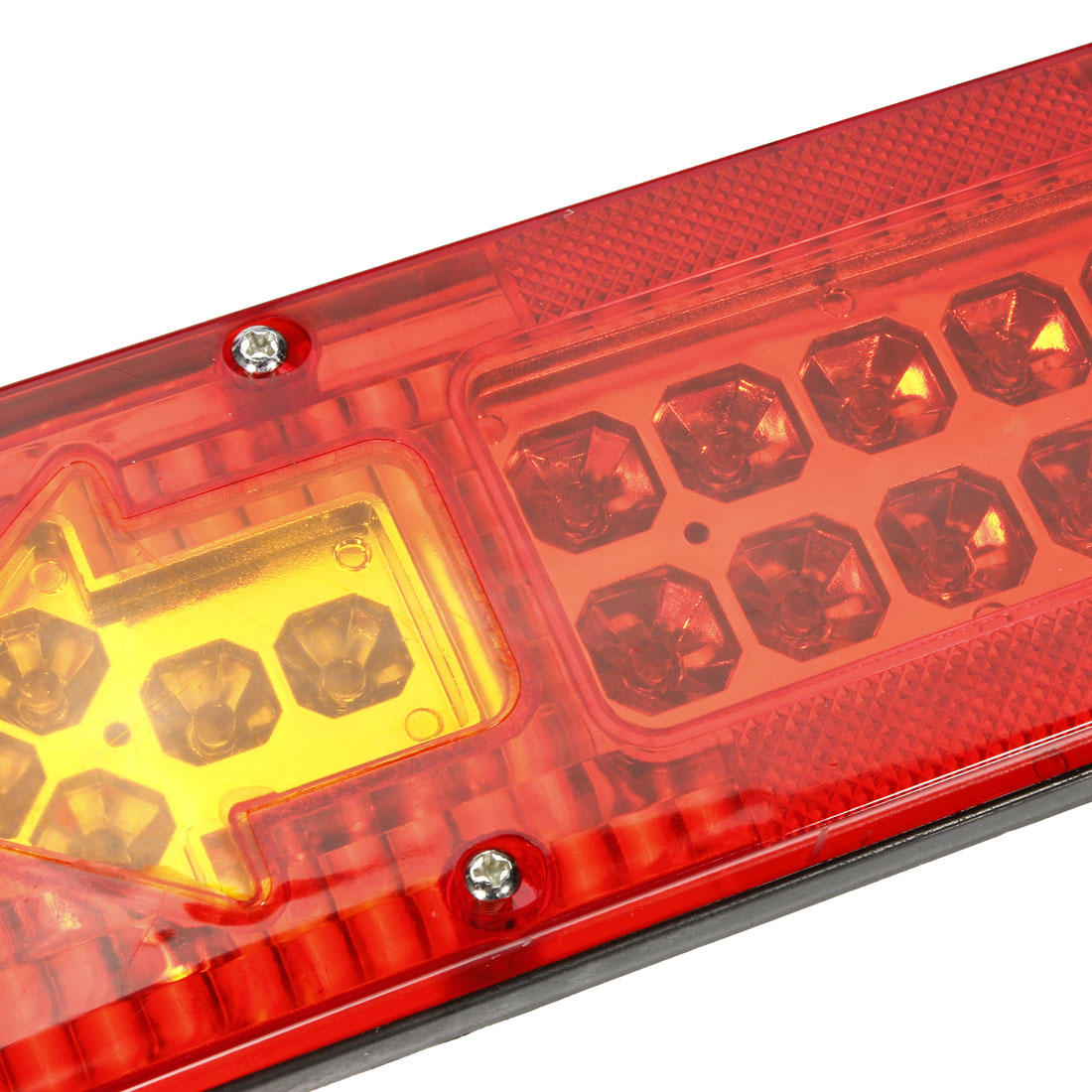 2X 12V 19 LED Yellow Rear Light Indicator Lamp for Car Truck