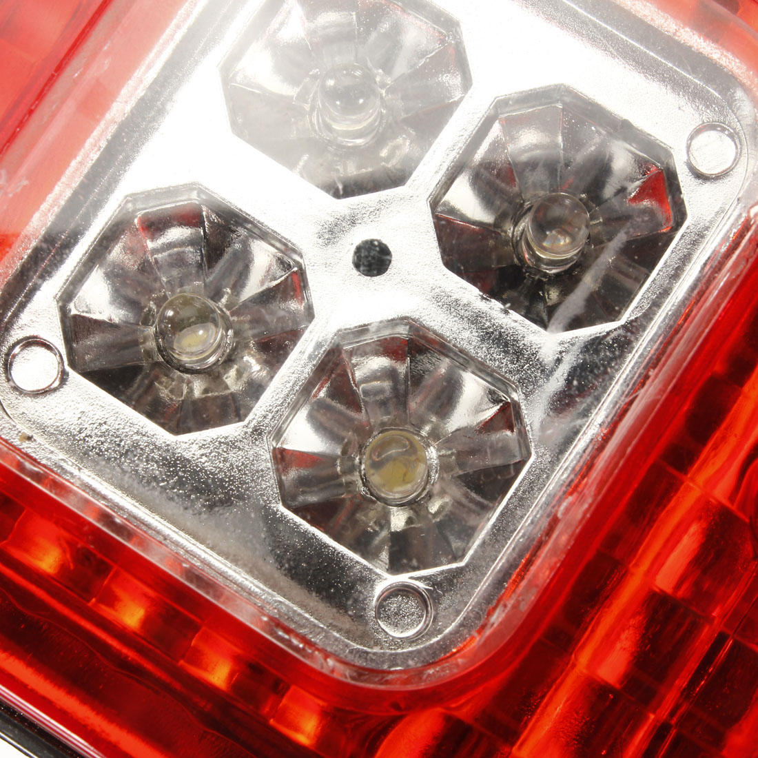 2X 12V 19 LED Yellow Rear Light Indicator Lamp for Car Truck
