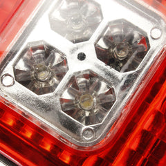2X 12V 19 LED Yellow Rear Light Indicator Lamp for Car Truck