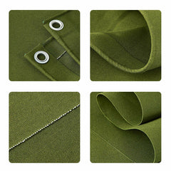Heavy Duty Army Green Canvas Tarp - Waterproof, Dustproof Cover for Truck, Boat, Store, Roofing Sheets