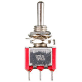 Red 3-Pin ON-OFF-ON Small Toggle Switch AC 6A/125V 3A/250V