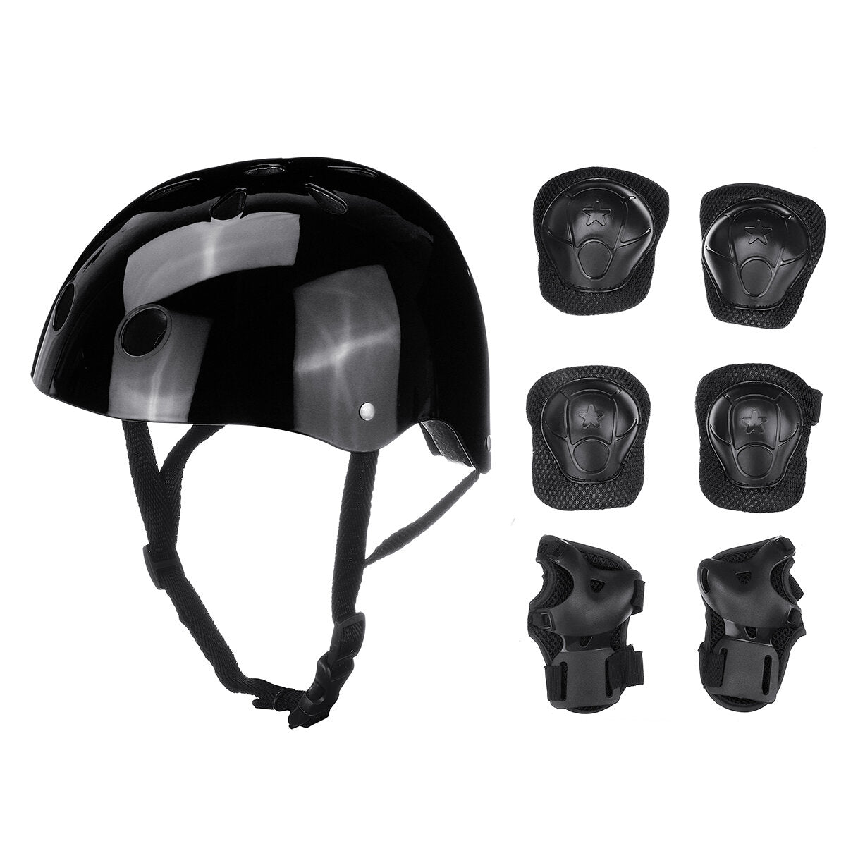 7PCS Kids Safety Gear Set: Helmet, Knee & Elbow Pads for Skating, Biking