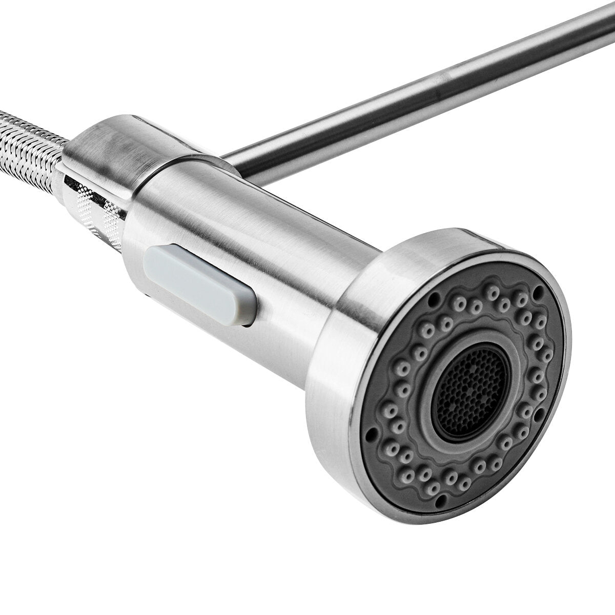 Pull Out Spring Spout Kitchen Faucet - Single Lever Hot/Cold Water Tap, Copper Alloy Sink Mixer