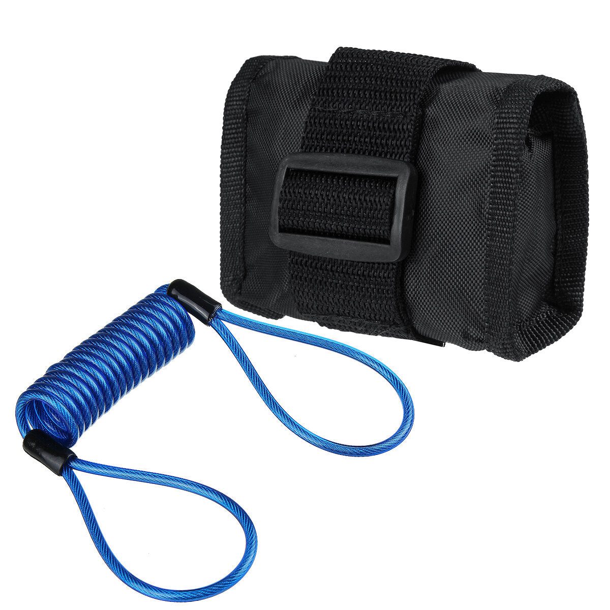 1.2m/4ft Motorcycle Bike Alarm Lock Bag with Reminder Cable - 5 Colors Available