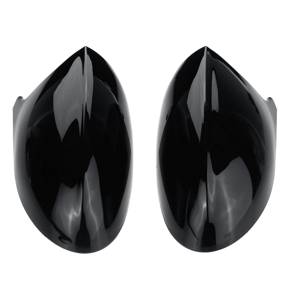 Glossy Black Rear View Mirror Cap Cover for BMW E90 E91 2005-2007 E92 E93 2006-2009 Replacement Left & Right
