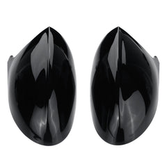 Glossy Black Rear View Mirror Cap Cover for BMW E90 E91 2005-2007 E92 E93 2006-2009 Replacement Left & Right