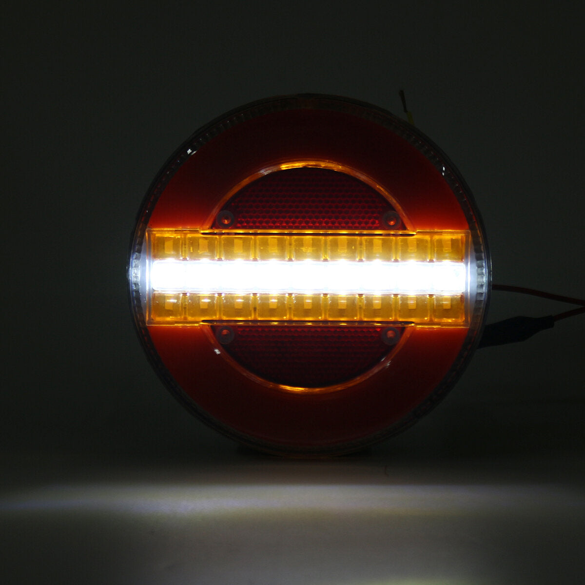 2PCS 24V LED Rear Tail Lights for Truck, Lorry, Van, Caravan, Bus, Camper