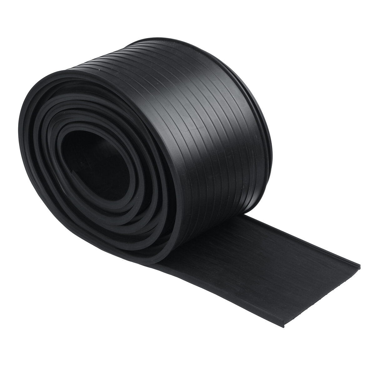 5M Rubber Strip Garage Door Bottom Weather Seal Trim T-End Buffer for 16' Wide Doors - Anti-Collision Damping