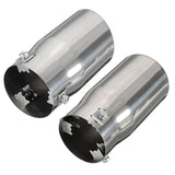 Universal Stainless Steel Car Exhaust Tailpipe Tip Diesel Trim Muffler