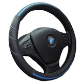 Universal 38CM Leather Car Steering Wheel Cover for All Seasons