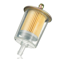 Universal 8mm 3/8 Inch Inline Fuel Filter for Oil, Gas, Petrol - Motorcycle & Truck