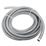 10ft 1000 PSI AN8 Nylon & Stainless Steel Braided Gas Line Hose