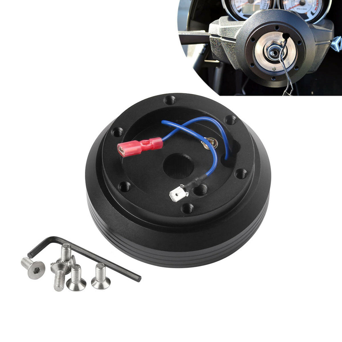 Steering Wheel Hub Adapter Kit for Easy Installation and Compatibility