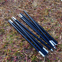 2-Pack Ultralight 7075 Aluminium Alloy Sun Shelter Support Poles - High Quality Outdoor Tarp Poles