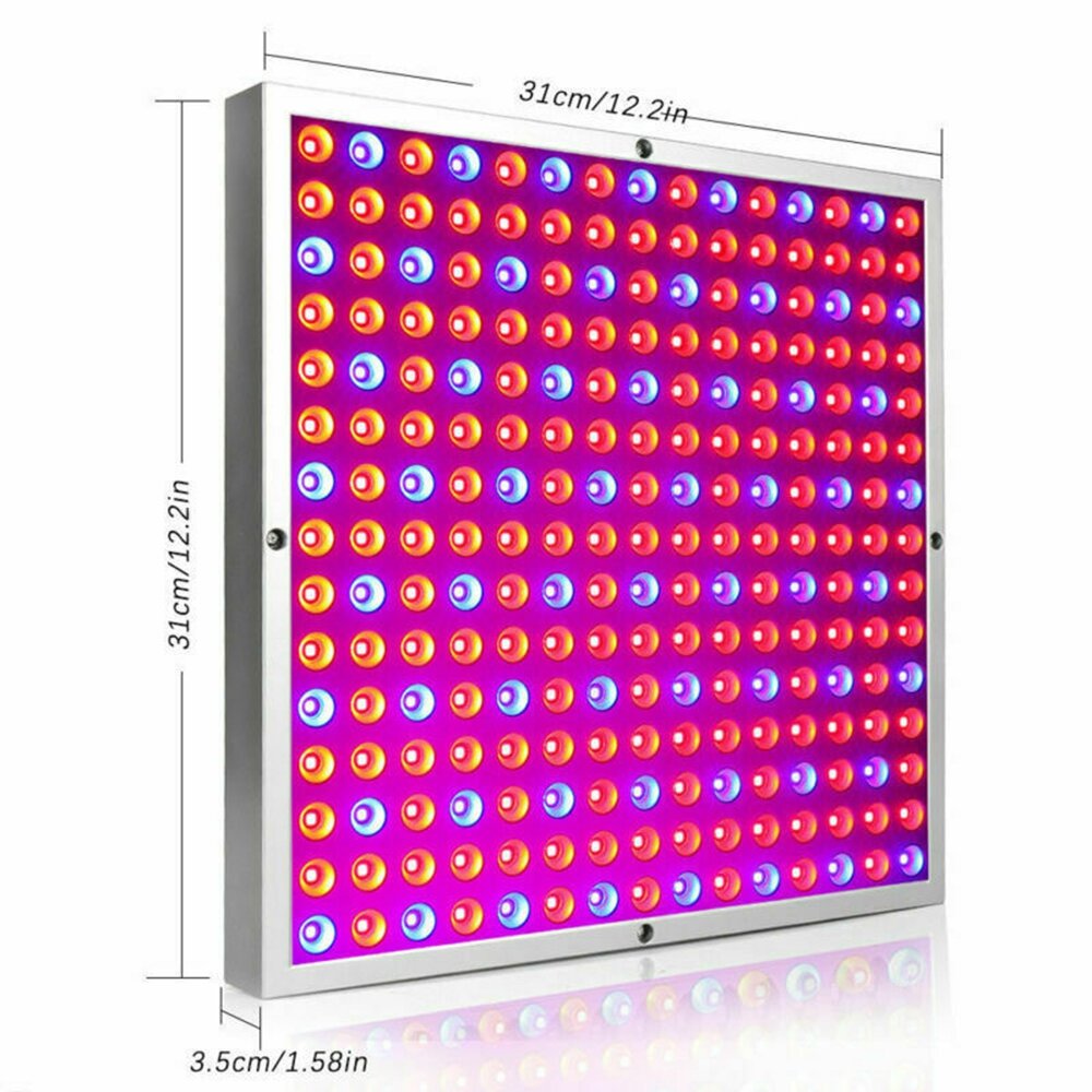 Full Spectrum 30W 225LED Grow Light Lamp for Indoor Seedling, Greenhouse, Flowering Plants AC85-265V