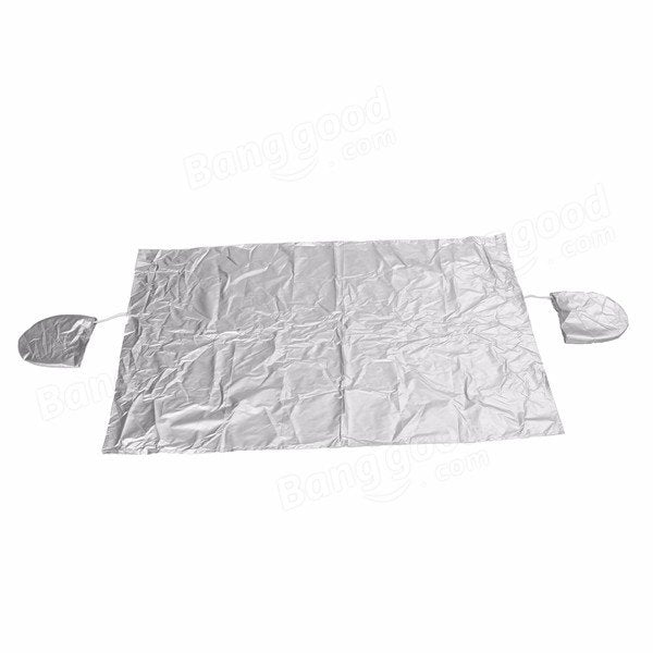 Waterproof Car Front Windshield Mirror Cover - Rain, Snow, Ice Resistant Protector