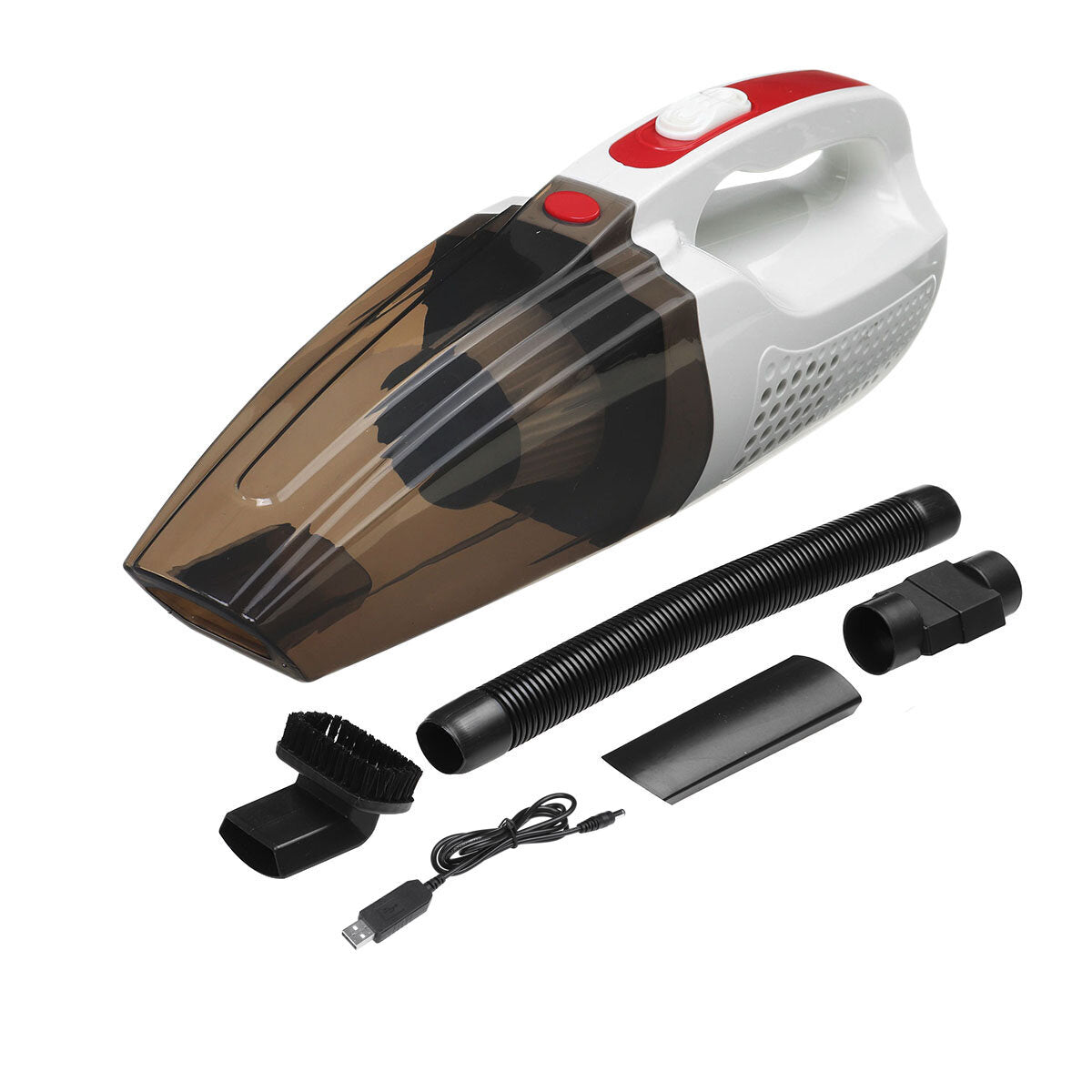 120W Handheld Car Vacuum Cleaner, 12V/5V, 4000Pa Suction, Portable Wet/Dry for Home and Auto