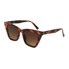 Quadratische Unisex-Sonnenbrille mit Vollrahmen und UV-Schutz