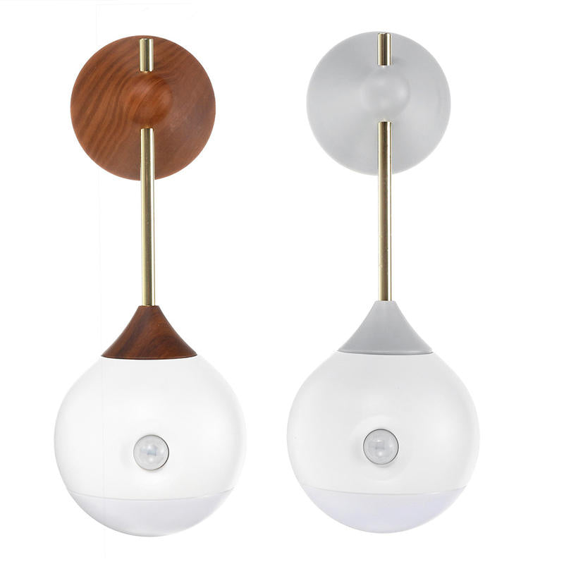 Smart Sensor Night Light - Infrared, USB Charging, Removable Cabinet & Closet Wall Lamp