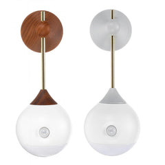 Smart Sensor Night Light - Infrared, USB Charging, Removable Cabinet & Closet Wall Lamp