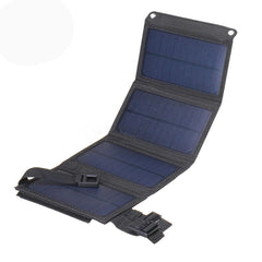 25W Foldable Portable Waterproof Solar Panel Charger, 5V USB for iPhone, iPad, MacBook, Huawei - Ideal for Camping