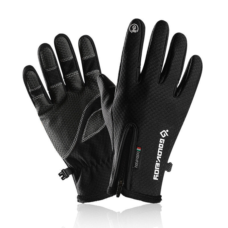 Winter Warm Touch Screen Gloves - Windproof, Waterproof, Non-slip for Sports, Riding, Mountaineering