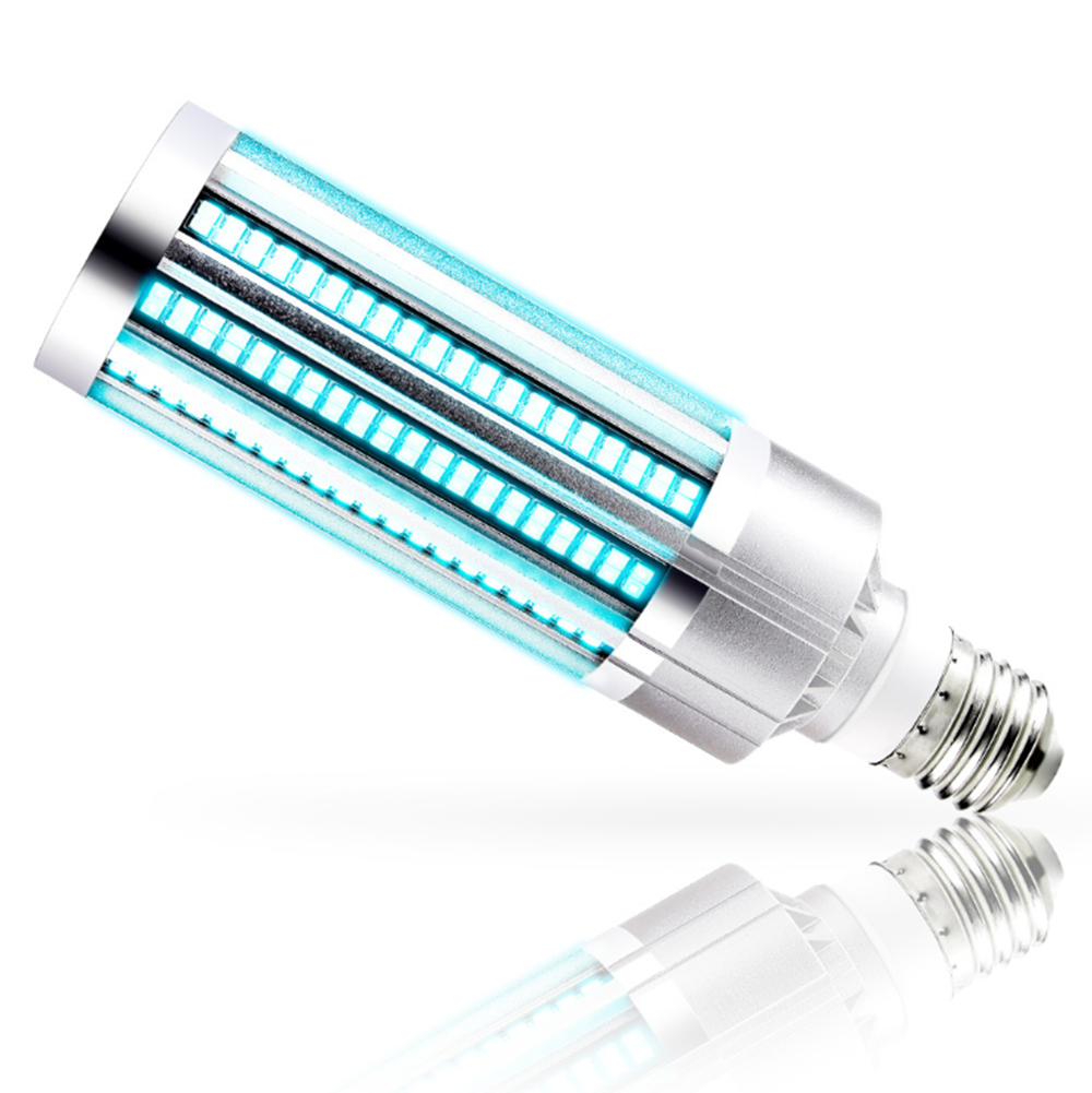 UV-Sterilisatorlampe, 60 W, 220 V, mit Fernbedienung – LED-UVC-Glühbirne, Ozon-Desinfektion, tötet Bakterien und Milben ab