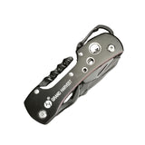 Black Multifunction Swiss Army Knife - Outdoor Camping Survival Folding EDC Multi-Purpose Tool