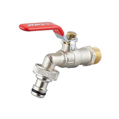 1/2" Brass Outdoor Faucet - Garden Tap, Water Fitting, Home Connector, Tank Adapter