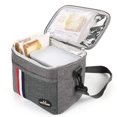 Fashion Insulated Thermal Cooler Lunch Box Food Bag for Work, Picnic, School - Bolsa Termica Loncheras para Mujer