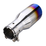 Universal Stainless Steel Car Rear Exhaust Pipe Tail Muffler Tip, 54mm-76mm Round