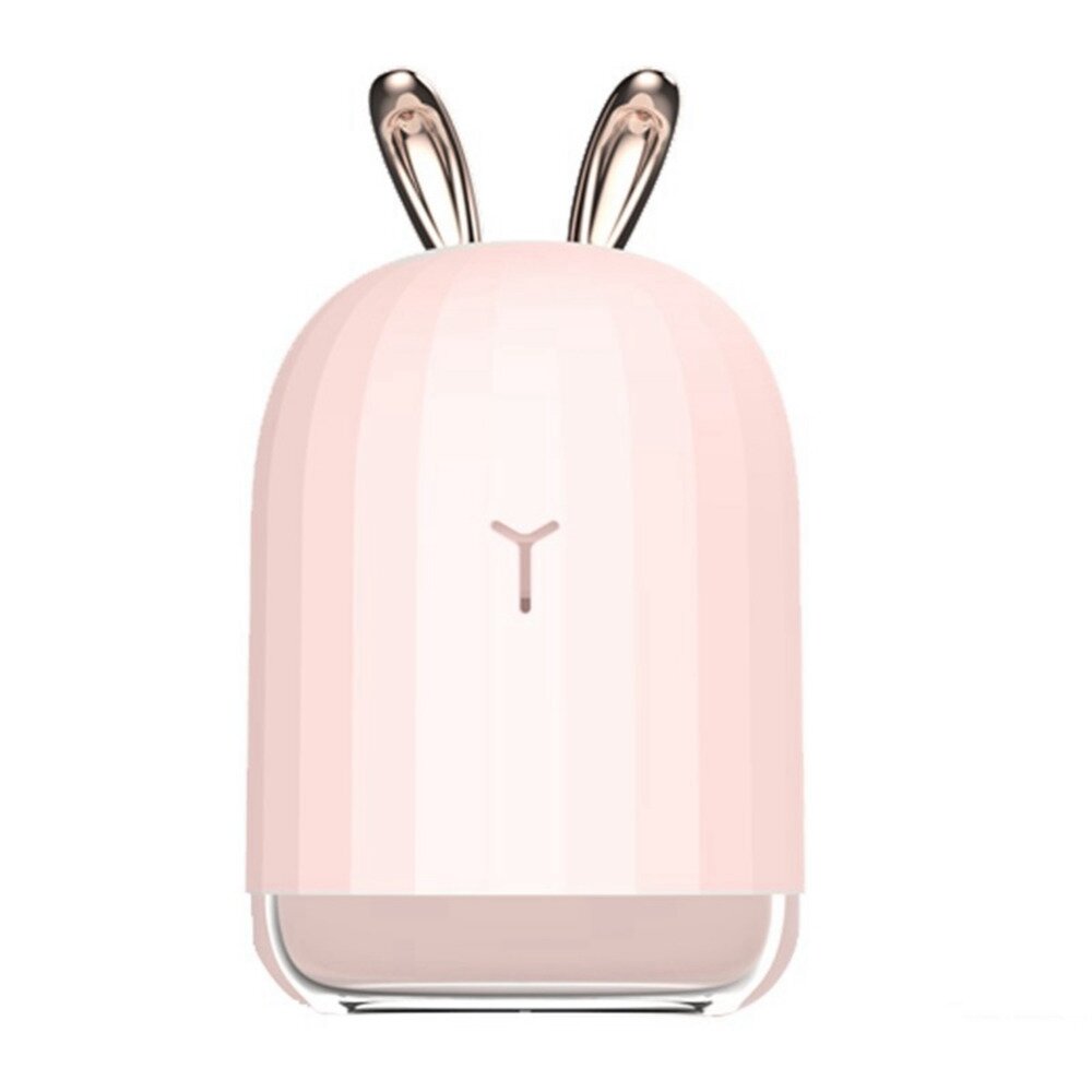 Cute White Deer/Pink Rabbit 220ML USB Humidifier Air Purifier with Colorful Light for Home, Office, Car