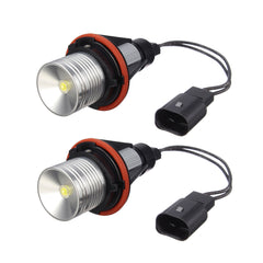 2x 3W 7000K LED Angel Eye Halo Ring Marker Light Bulbs