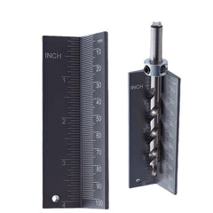 0-100mm/0-4" Drill Stop Gauge Depth Ruler - Installation Tool