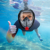 Full Face Mask Underwater Anti Fog Swim Diving Scuba With Detachable Camera Holder