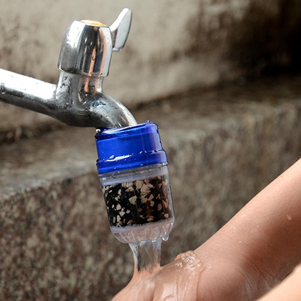 Mini Activated Carbon Faucet Mount Filter for Kitchen Water Tap - Household Filtration Purifier