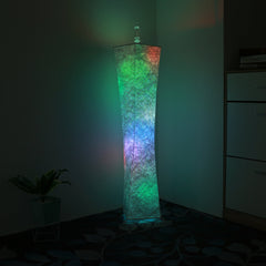 12V LED Floor Lamp with Remote Control, RGB Color Changing, 58" Height, Ideal for Living Room