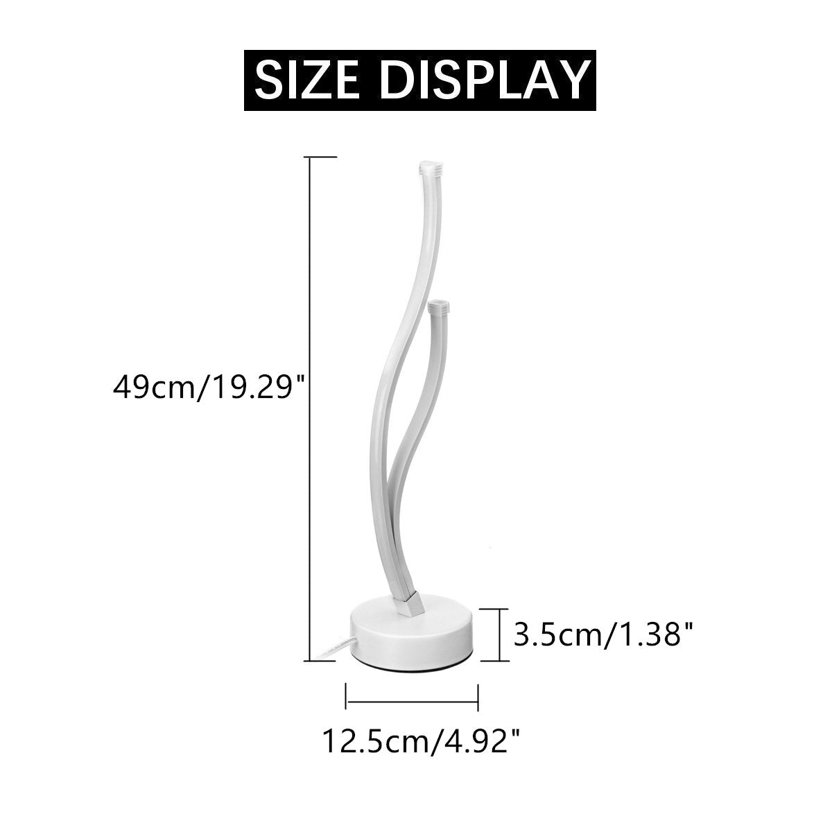 Modern LED Table Lamp for Bedside, Desk, and Bedroom - Night Lighting Fixture and Decoration