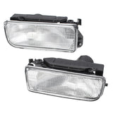 BMW 3-Series Car Front Bumper Fog Lights Clear Lens Cover Pair