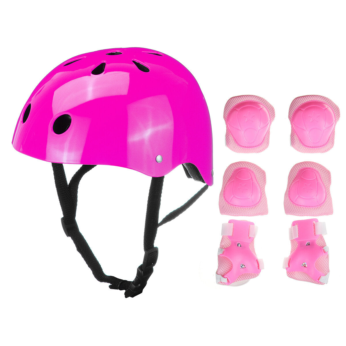 7PCS Kids Safety Gear Set: Helmet, Knee & Elbow Pads for Skating & Biking