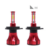 Mini 4-Side COB LED Headlight Bulbs 72W - High Brightness, Energy Efficient, Easy Installation